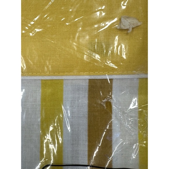 Vintage JCPenney Fashion Manor Twin  Sheet Set , Marigold Stripe, NIP - Picture 9 of 16